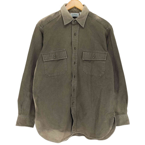エルエルビーン L.L.Bean USA製 シャモアクロス 2ポケットシャツ メンズ M