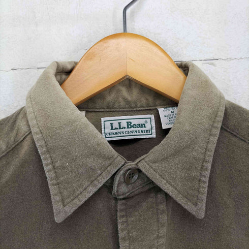 エルエルビーン L.L.Bean USA製 シャモアクロス 2ポケットシャツ メンズ M