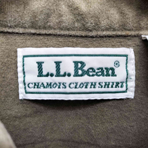 エルエルビーン L.L.Bean USA製 シャモアクロス 2ポケットシャツ メンズ M
