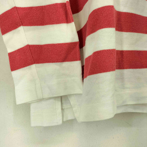 ブルックスブラザーズ BROOKS BROTHERS エンブレム刺繍 ボーダー L/S Tシャツ メンズ import:M