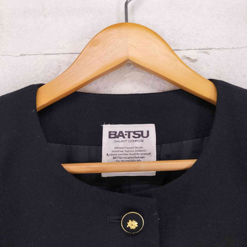 BA-TSU ノーカラークロップドジャケット レディース M