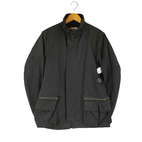 イーズィーバイゼニア E.Z BY ZEGNA 比翼 スタンドカラー ブルゾン メンズ import:M