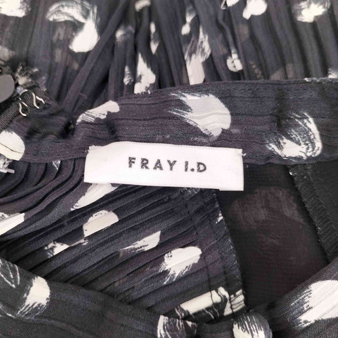 フレイアイディー FRAY I.D シフォンプリーツプリントワンピース レディース JPN:1