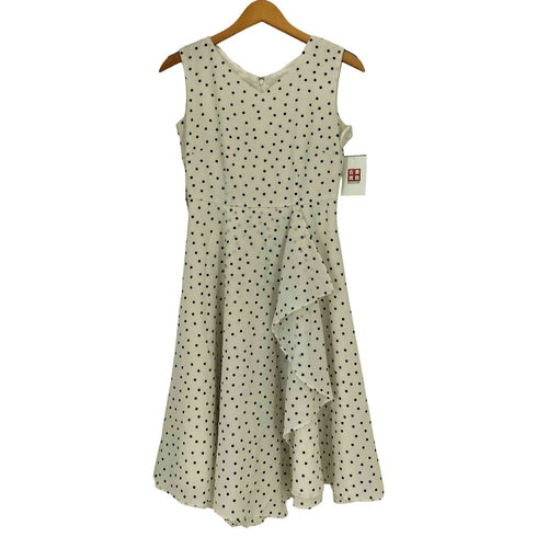 ジャスグリッティー JUSGLITTY ドットラッフルワンピース レディース JPN:1