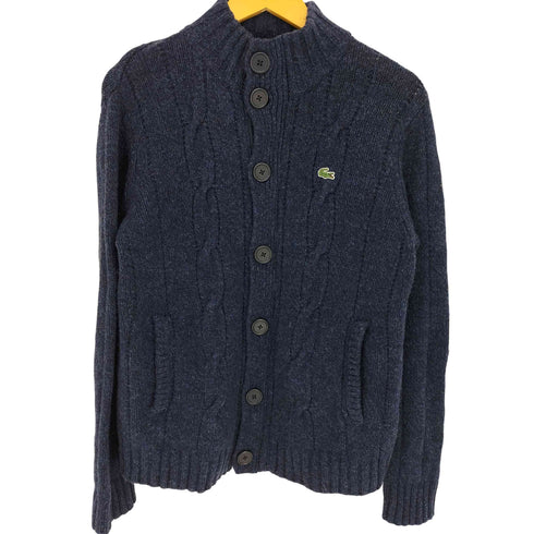 ラコステ LACOSTE スタンドカラーハイゲージニットカーディガンジップニットカーディガン メンズ JPN:4