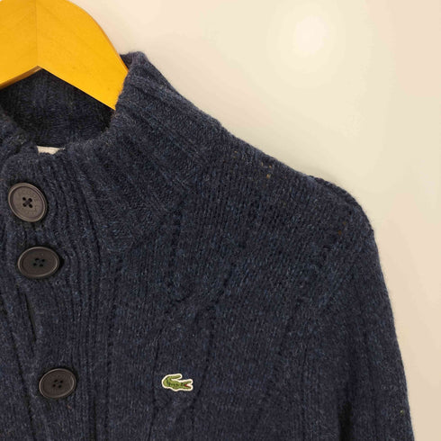 ラコステ LACOSTE スタンドカラーハイゲージニットカーディガンジップニットカーディガン メンズ JPN:4