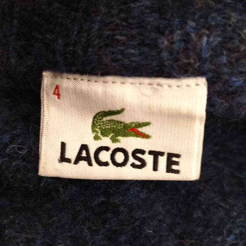 ラコステ LACOSTE スタンドカラーハイゲージニットカーディガンジップニットカーディガン メンズ JPN:4