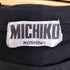 ミチココシノ michiko koshino バックプリントクルーネックスウェット レディース