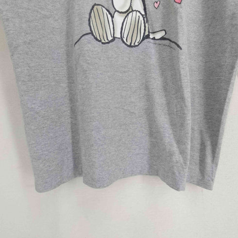 ピーナッツ PEANUTS 90 00S フロントキャラクタープリント S/S Tシャツ メンズ