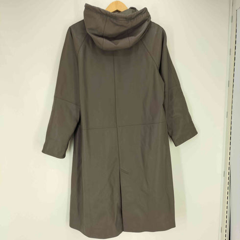 モトマチゼラール MOTOMACHI Zelal フーデットレザーコート レディース 9AR