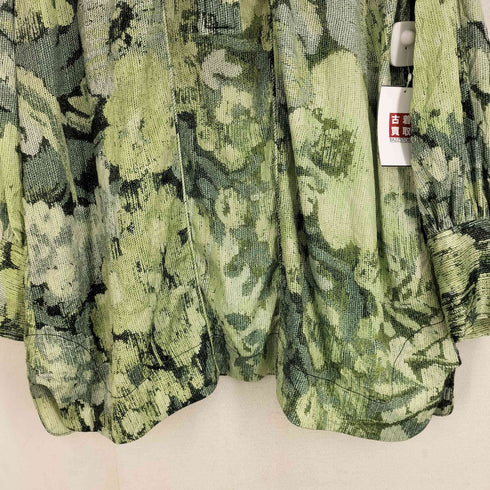 ガニー Ganni CHRINKLED SATIN ロング丈 シャツ レディース