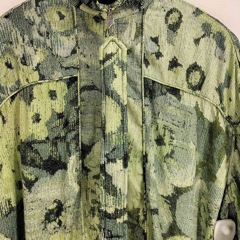 ガニー Ganni CHRINKLED SATIN ロング丈 シャツ レディース