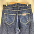 ケンゾーパリス KENZO PARIS RINSE ASAGAO STRAIGHT JEANS メンズ US:30-31