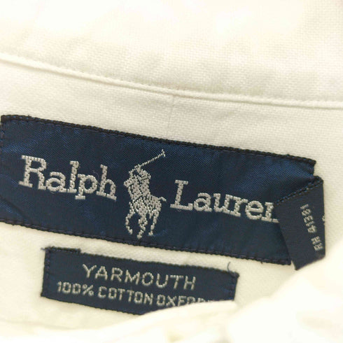 ラルフローレン RALPH LAUREN 90S YARMOUTH ポニー刺繍 コットンボタンダウンシャツ メンズ 17-35