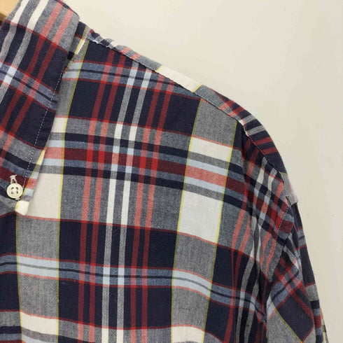 ブルックスブラザーズ 346 BROOKS BROTHERS ボタンダウンチェックシャツ メンズ import:L