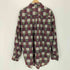 ドッカーズ DOCKERS 90S 紺タグ リーフ柄 ブロックチェック コットンボタンダウンシャツ メンズ import:L