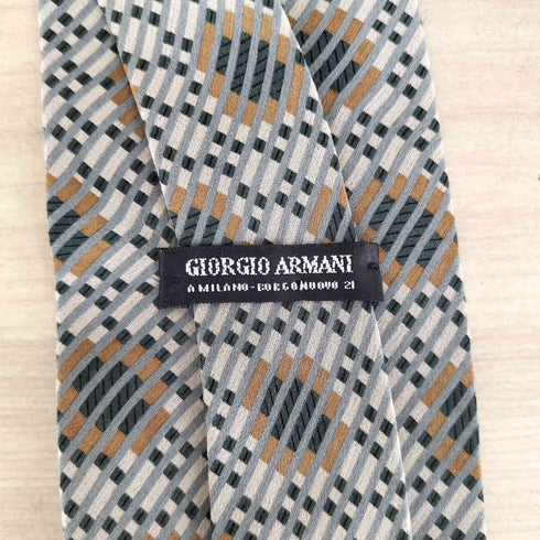 ジョルジオアルマーニ Giorgio Armani 総柄シルクネクタイ メンズ