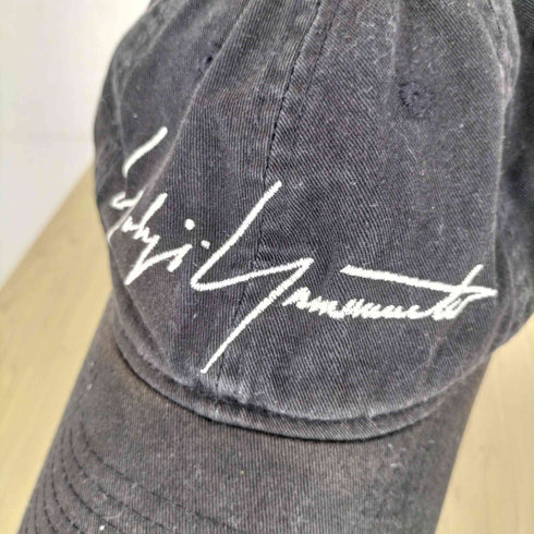 ヨウジヤマモト Yohji Yamamoto ロゴ刺繍 6パネル キャップ メンズ