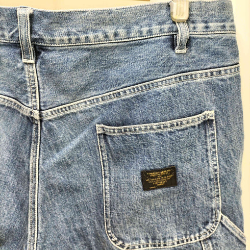 エフティーシー FTC 22SS DENIM PAINTER SHORT メンズ XL