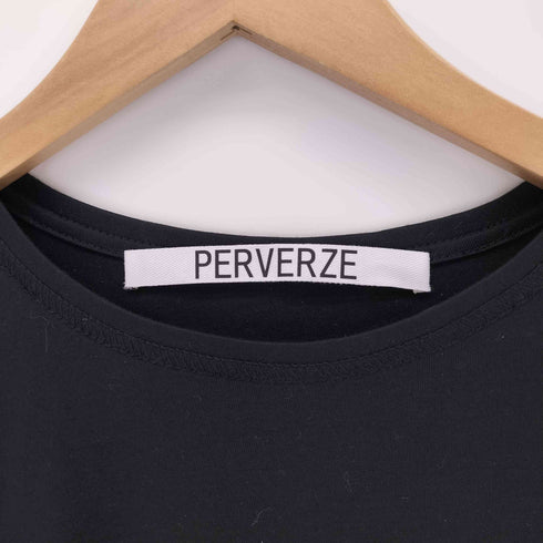 パーバーズ PERVERZE Slip Neck Tee レディース FREE