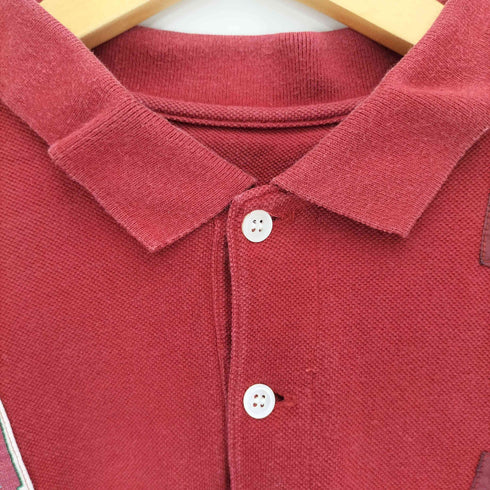 カールヘルム Karl Helmut 星条旗 ワッペン 鹿の子ポロシャツ レディース