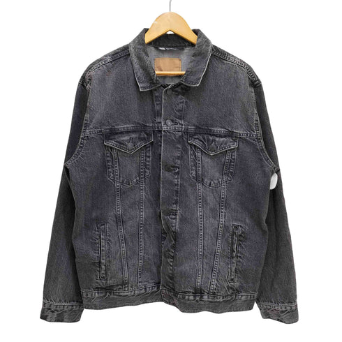 ザラ ZARA フェードカラー デニム ジャケット メンズ import:XL