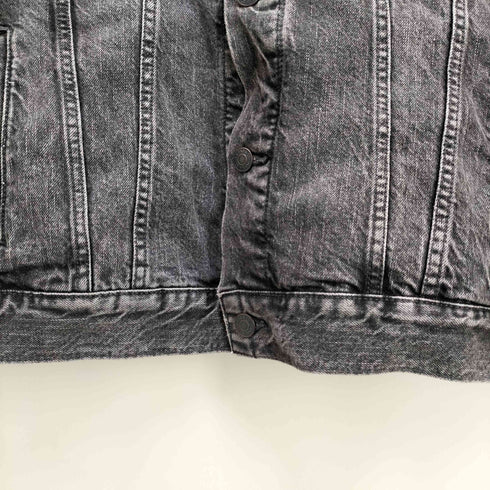 ザラ ZARA フェードカラー デニム ジャケット メンズ import:XL