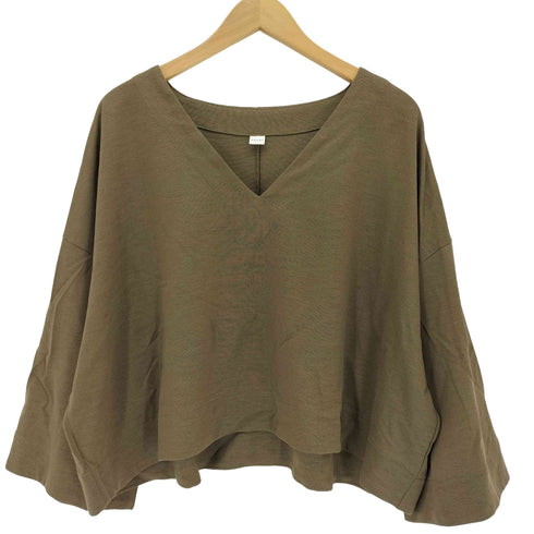 MUUET Vネック レーヨン Tシャツ レディース FREE