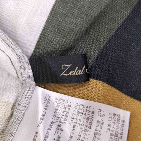 Zelal Sports フレンチリネン 総柄 ワンピース elegance レディース 11AR