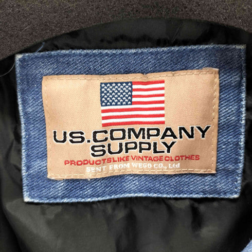 US COMPANY SUPPLY 刺繍デニムスタジャン メンズ M