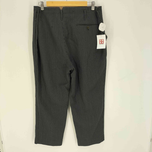 60-70S ストライプ柄 DEPONIRTフックボタン KEORI スラックスパンツ メンズ
