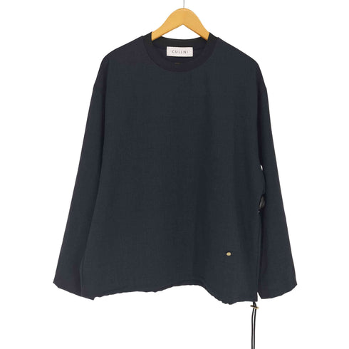 クルニ CULLNI Stretch Taffeta Double Pocket Collarless Jacket メンズ