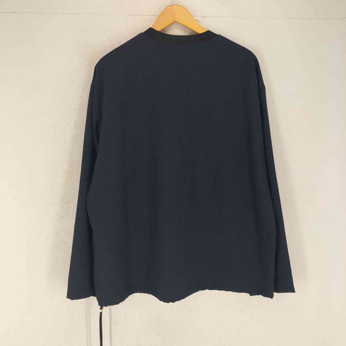 クルニ CULLNI Stretch Taffeta Double Pocket Collarless Jacket メンズ
