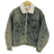 リーバイス Levis SAN FRANCISCO 80S USA製 SSS ESS ペイント ケミカルウォッシュ ボア デニム トラッカージャケット 88年製 メンズ import:L