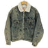 リーバイス Levis SAN FRANCISCO 80S USA製 SSS ESS ペイント ケミカルウォッシュ ボア デニム トラッカージャケット 88年製 メンズ import:L