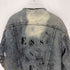 リーバイス Levis SAN FRANCISCO 80S USA製 SSS ESS ペイント ケミカルウォッシュ ボア デニム トラッカージャケット 88年製 メンズ import:L