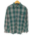 エディーバウアー Eddie Bauer 90S 白タグ ブロックチェック柄 L/S シャツ メンズ import:L