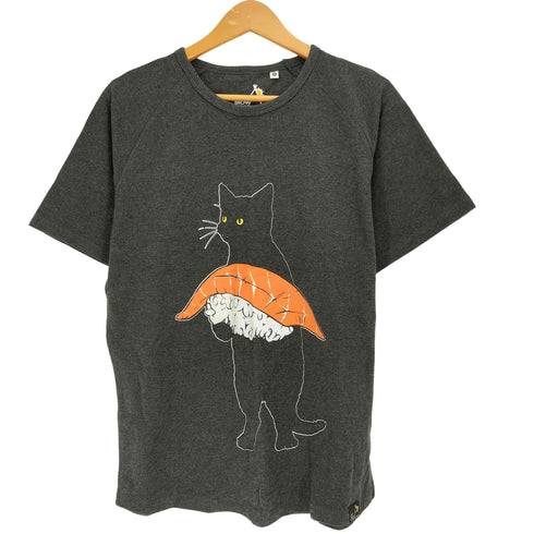 ゴースローキャラバン go slow caravan 鹿の子 寿司猫ラグランTEE W レディース JPN:3