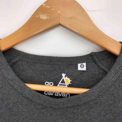 ゴースローキャラバン go slow caravan 鹿の子 寿司猫ラグランTEE W レディース JPN:3