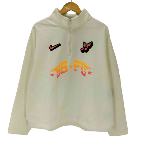 ナイキスケートボーディング NIKE SB FC Half Zip Crewneck Fleece Cream メンズ JPN:M