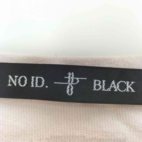 ノーアイディーブラック NO ID.BLACK 有刺鉄線 プリント クルーネックTシャツ メンズ ONE SIZE