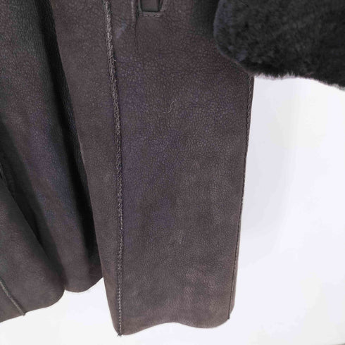 OLIVIERI イタリア製 裏地ファー ムートンコート レディース 38