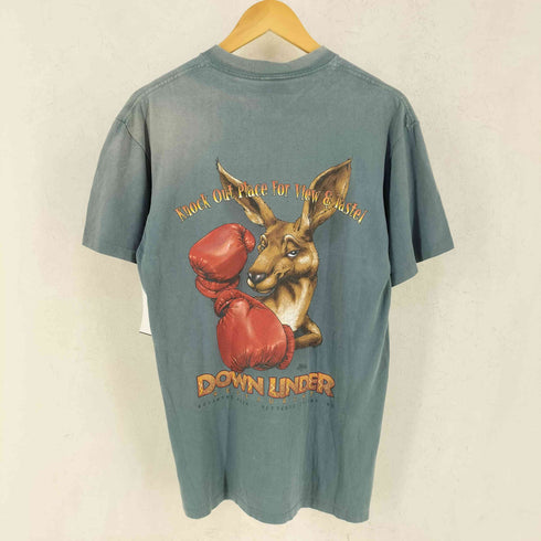 オニータ ONEITA 90s カンガルー レストラン 両面 プリント Tシャツ メンズ M