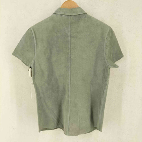 ギャップ Gap 00s PIG SUEDE 半袖 シャツ Y2K レディース L