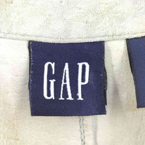ギャップ Gap 00s PIG SUEDE 半袖 シャツ Y2K レディース L
