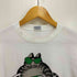 クレイジーシャツ CRAZY SHIRTS 90S USA製 クリバンキャット プリント S/S クルーネック Tシャツ メンズ import:L