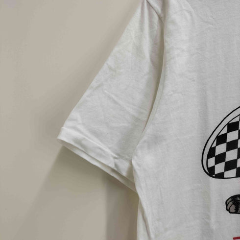 クレイジーシャツ CRAZY SHIRTS 90S USA製 クリバンキャット プリント S/S クルーネック Tシャツ メンズ import:L