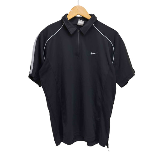 ナイキ NIKE 00S グレータグ ハーフジップ ポロシャツ メンズ import:L