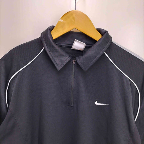 ナイキ NIKE 00S グレータグ ハーフジップ ポロシャツ メンズ import:L