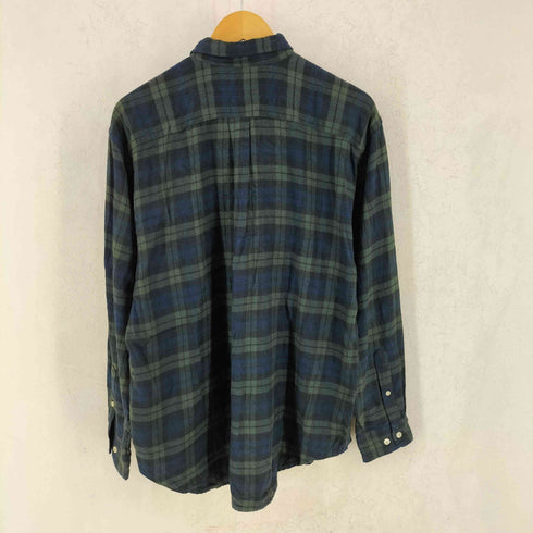 ギャップ Gap 00s チェック ボタンダウン フランネルシャツ メンズ M